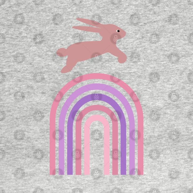 Bunny Over Rainbow by Janremi
